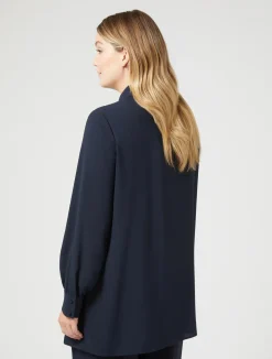 Casacca in crêpe con ricamo*Marina Rinaldi Clearance