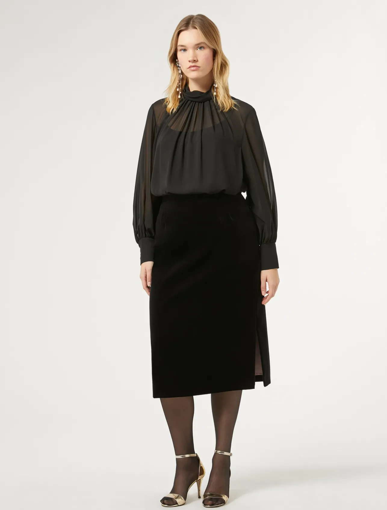 Casacca in georgette*Marina Rinaldi Sale