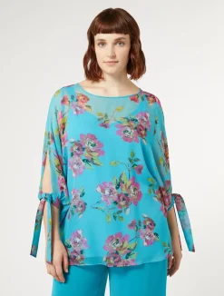 Casacca in georgette di seta*Marina Rinaldi Online