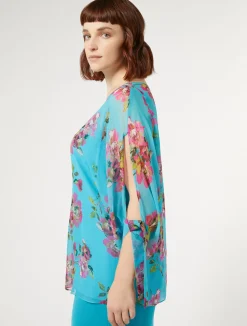 Casacca in georgette di seta*Marina Rinaldi Online