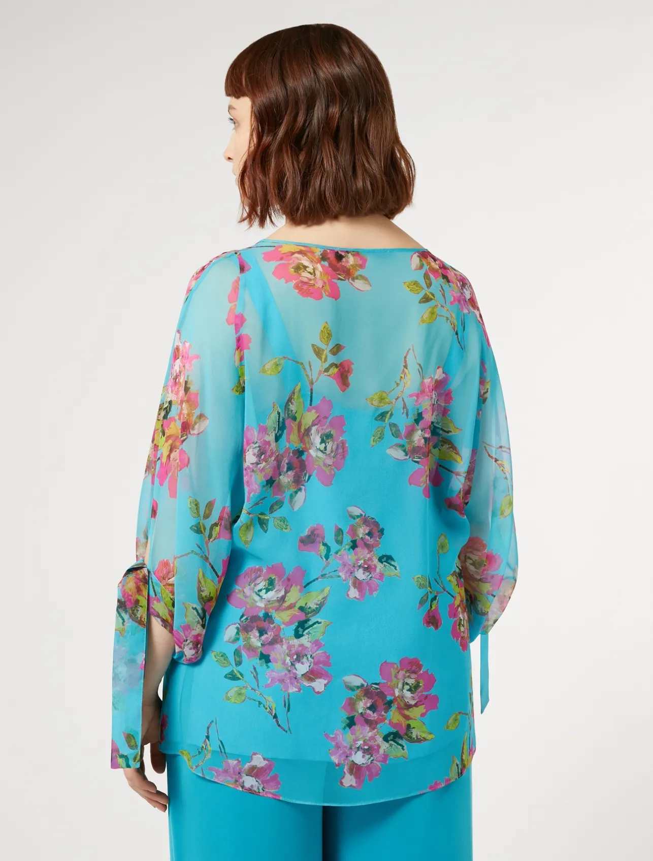 Casacca in georgette di seta*Marina Rinaldi Online