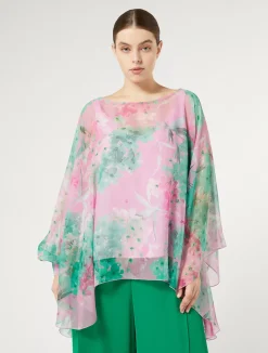 Casacca in georgette di seta*Marina Rinaldi New