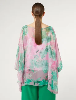 Casacca in georgette di seta*Marina Rinaldi New