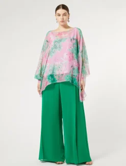 Casacca in georgette di seta*Marina Rinaldi New