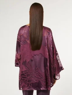 Casacca in satin di seta e viscosa*Marina Rinaldi New