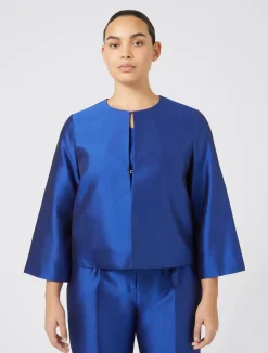 Casacca in shantung di seta*Marina Rinaldi Outlet