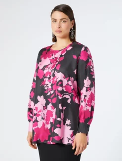 Casacca in twill di seta*Marina Rinaldi Online