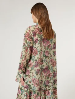Casacca in voile di cotone e seta*Marina Rinaldi Best