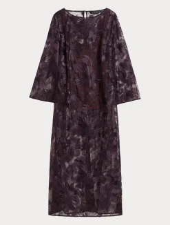 Casacca lunga in tulle con ricami*Marina Rinaldi Fashion