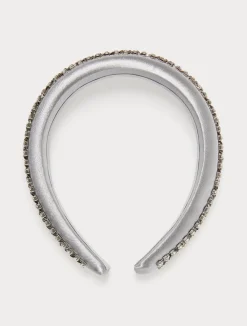 Cerchietto in raso ricamato*Marina Rinaldi Clearance