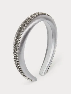 Cerchietto in raso ricamato*Marina Rinaldi Clearance