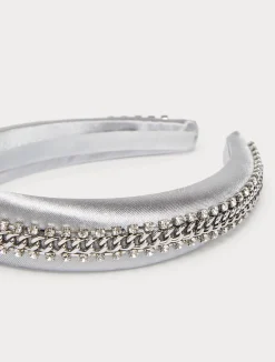 Cerchietto in raso ricamato*Marina Rinaldi Clearance