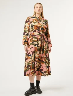 Chemisier in cady stampato*Marina Rinaldi Discount