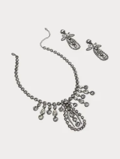 Collana e orecchini in strass*Marina Rinaldi Discount