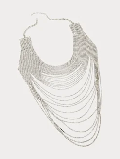 Collana multifilo con strass*Marina Rinaldi Discount