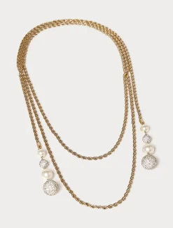 Collana torchon con perle*Marina Rinaldi New