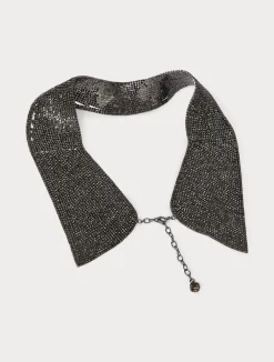 Colletto in pavé di strass*Marina Rinaldi Sale