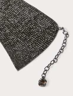 Colletto in pavé di strass*Marina Rinaldi Sale