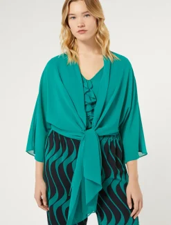 Coprispalle in georgette*Marina Rinaldi Sale