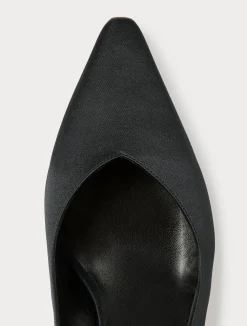 Décolleté sling back in raso*Marina Rinaldi Clearance