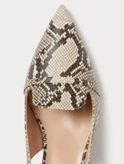 Décolleté slingback in pelle*Marina Rinaldi Fashion