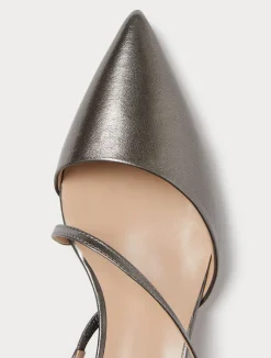 Décolleté slingback in pelle*Marina Rinaldi Sale
