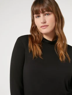Dolcevita in jersey di viscosa stretch*Marina Rinaldi Discount