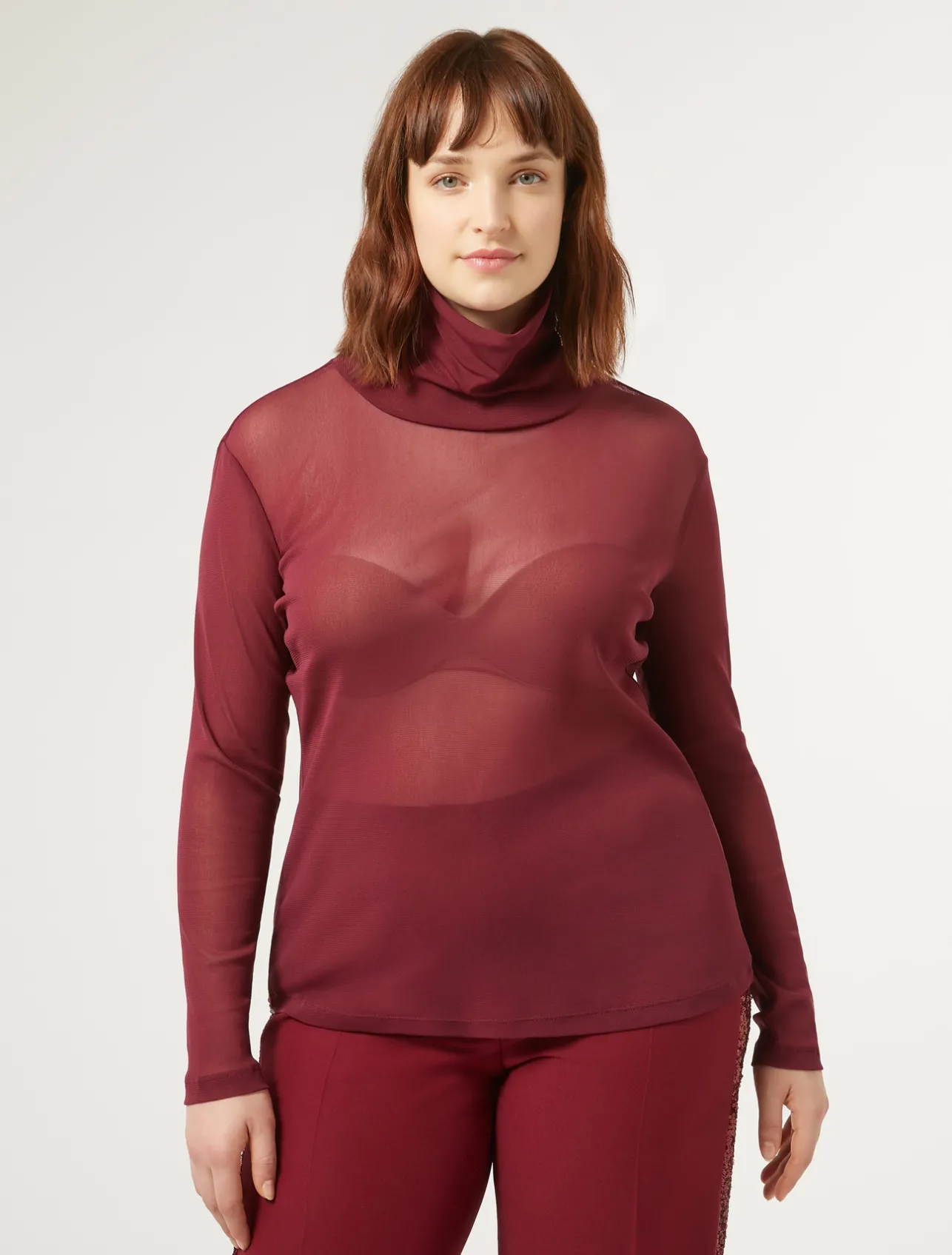 Dolcevita in tulle stretch*Marina Rinaldi Discount