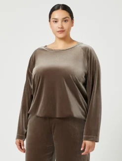 Felpa in ciniglia stretch*Marina Rinaldi New