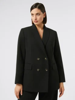 Giacca blazer doppiopetto in cady*Marina Rinaldi Fashion