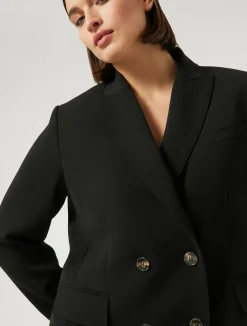 Giacca blazer doppiopetto in cady*Marina Rinaldi Fashion