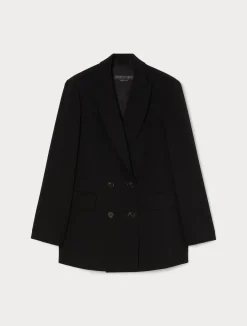 Giacca blazer doppiopetto in cady*Marina Rinaldi Fashion