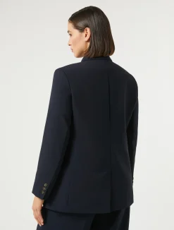 Giacca blazer doppiopetto in cady*Marina Rinaldi Clearance