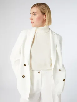 Giacca blazer doppiopetto in cady*Marina Rinaldi Clearance
