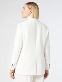 Giacca blazer doppiopetto in cady*Marina Rinaldi Clearance