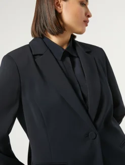 Giacca blazer in cady stretch*Marina Rinaldi Discount