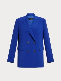 Giacca blazer in cady triacetato*Marina Rinaldi Discount