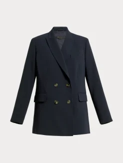 Giacca blazer in cady triacetato*Marina Rinaldi Sale