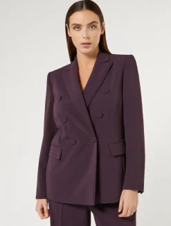 Giacca blazer in cady triacetato*Marina Rinaldi Clearance