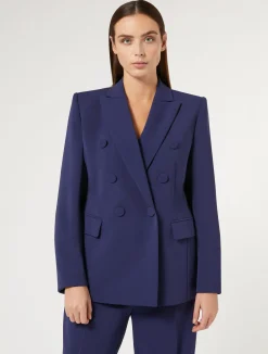 Giacca blazer in cady triacetato*Marina Rinaldi Outlet