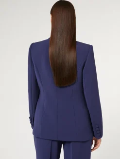 Giacca blazer in cady triacetato*Marina Rinaldi Outlet