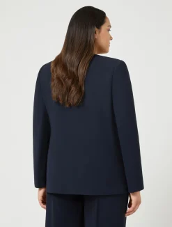 Giacca blazer in cady triacetato*Marina Rinaldi Discount