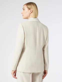 Giacca blazer in crêpe envers satin*Marina Rinaldi Hot