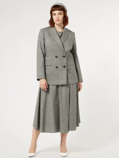 Giacca blazer in foulé di lana*Marina Rinaldi Clearance