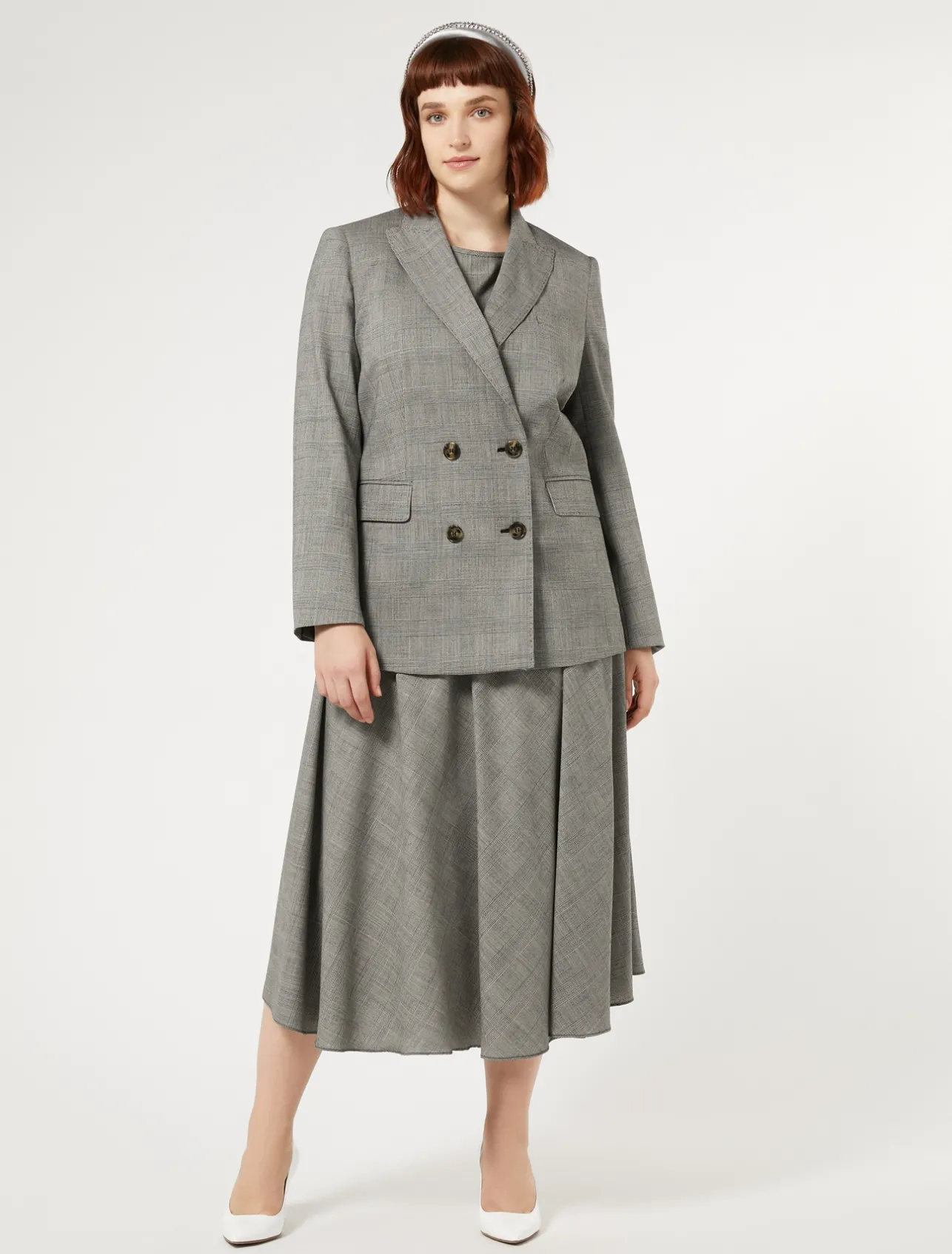 Giacca blazer in foulé di lana*Marina Rinaldi Clearance