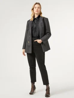 Giacca blazer in lana e seta*Marina Rinaldi Hot