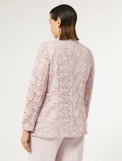 Giacca blazer in macramè laminato*Marina Rinaldi Sale