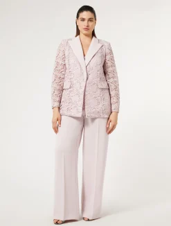 Giacca blazer in macramè laminato*Marina Rinaldi Sale