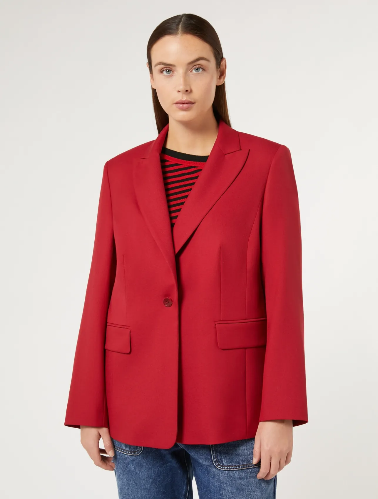 Giacca blazer in misto viscosa*Marina Rinaldi Fashion
