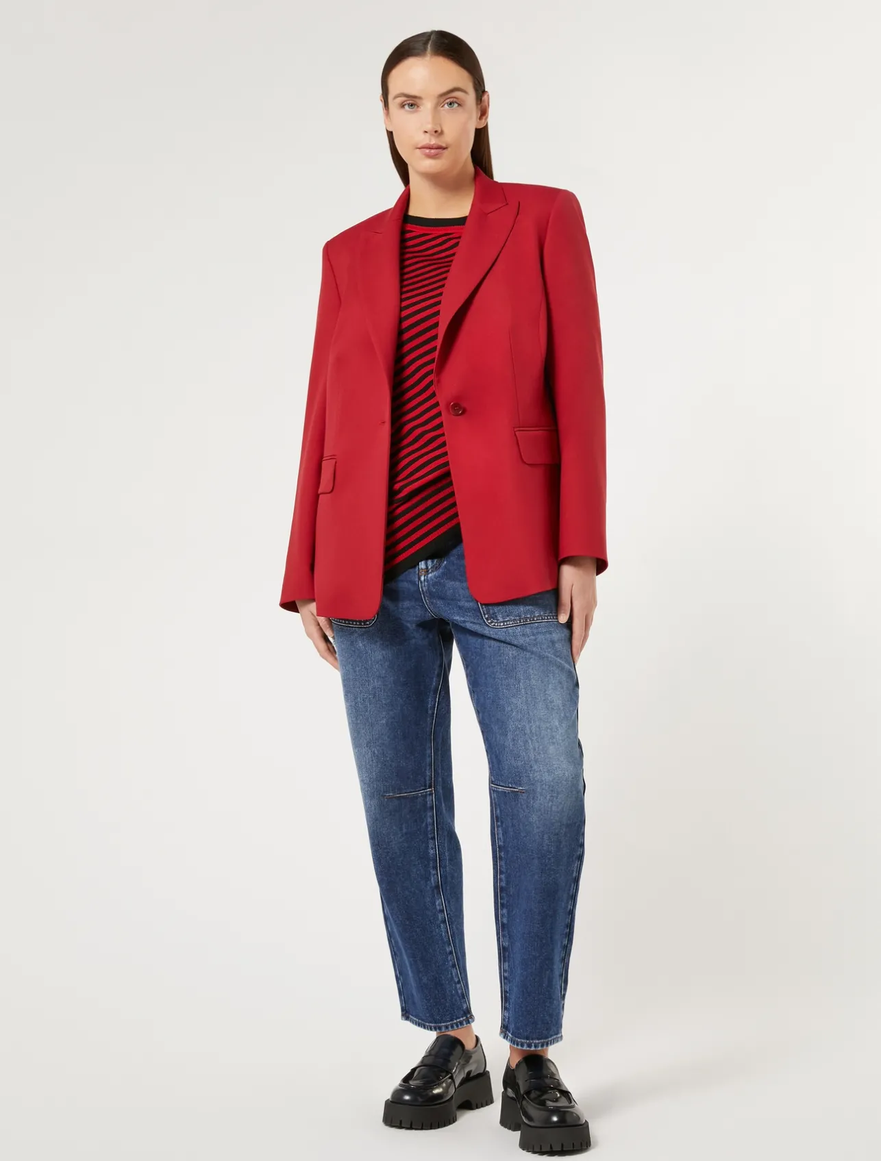 Giacca blazer in misto viscosa*Marina Rinaldi Fashion